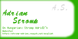 adrian stromp business card